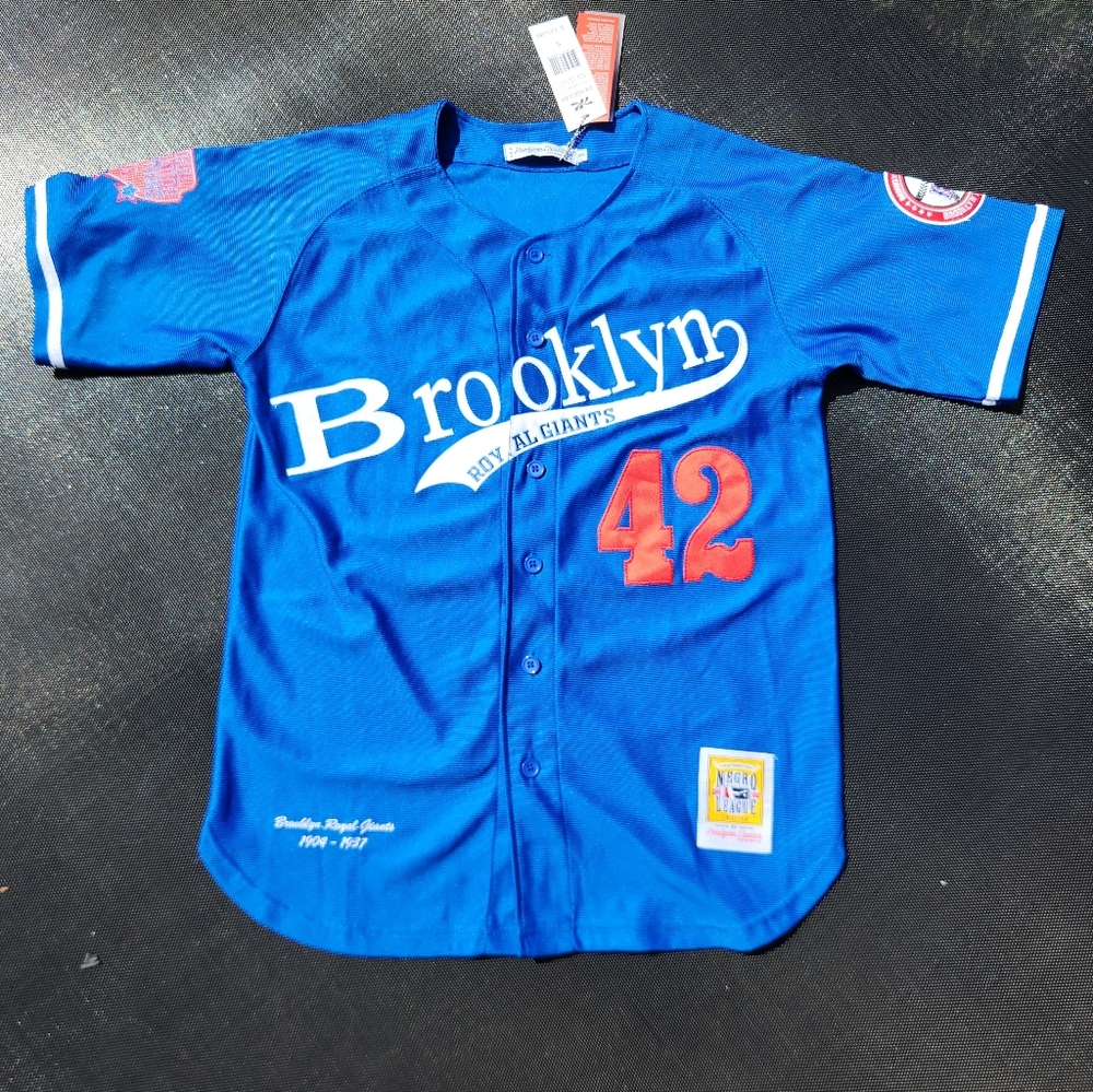 Brooklyn Royal Giants Headgear Classics Negro League Baseball Jersey Siz…